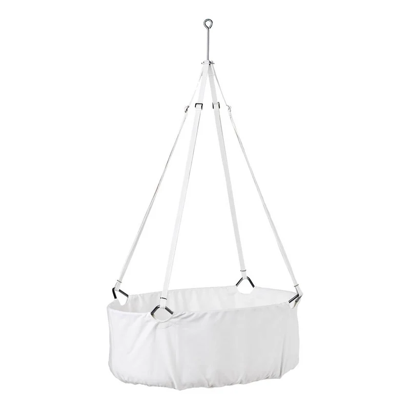 Berceau Suspendu Avec Crochet Leander Blanc