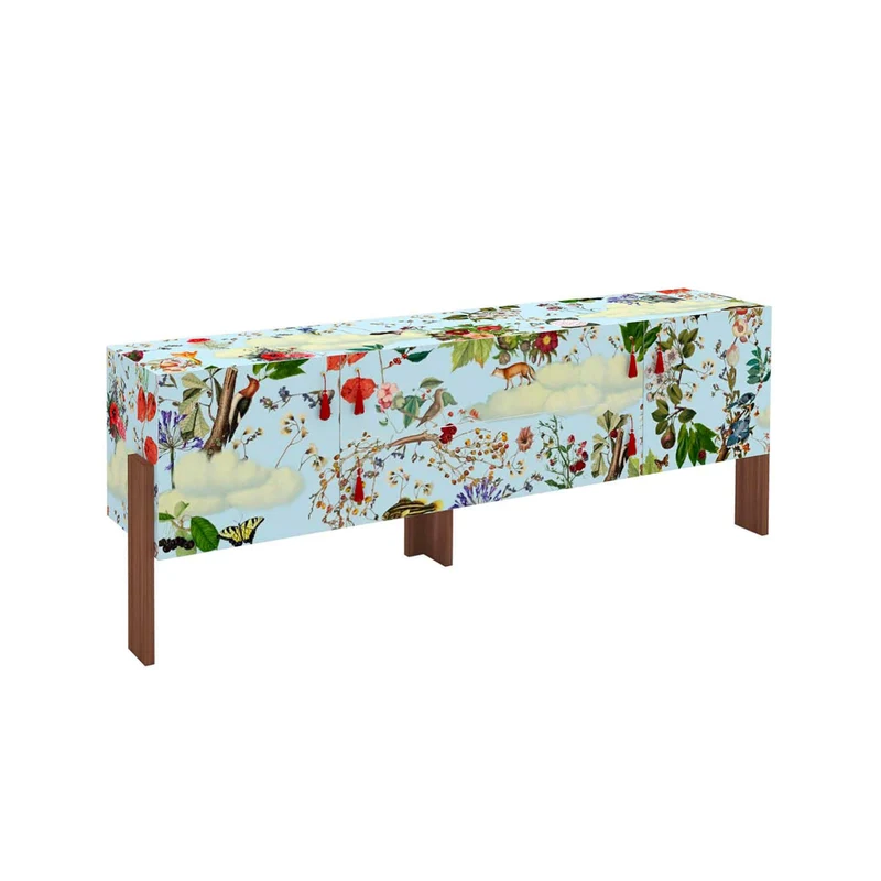 Cabinet ZIQQURAT 95x246 FLOWERS by DriadeLab for Driade