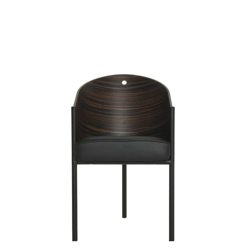Natural Ebany Chair COSTES Leather Cushion by Philippe Starck for Driade