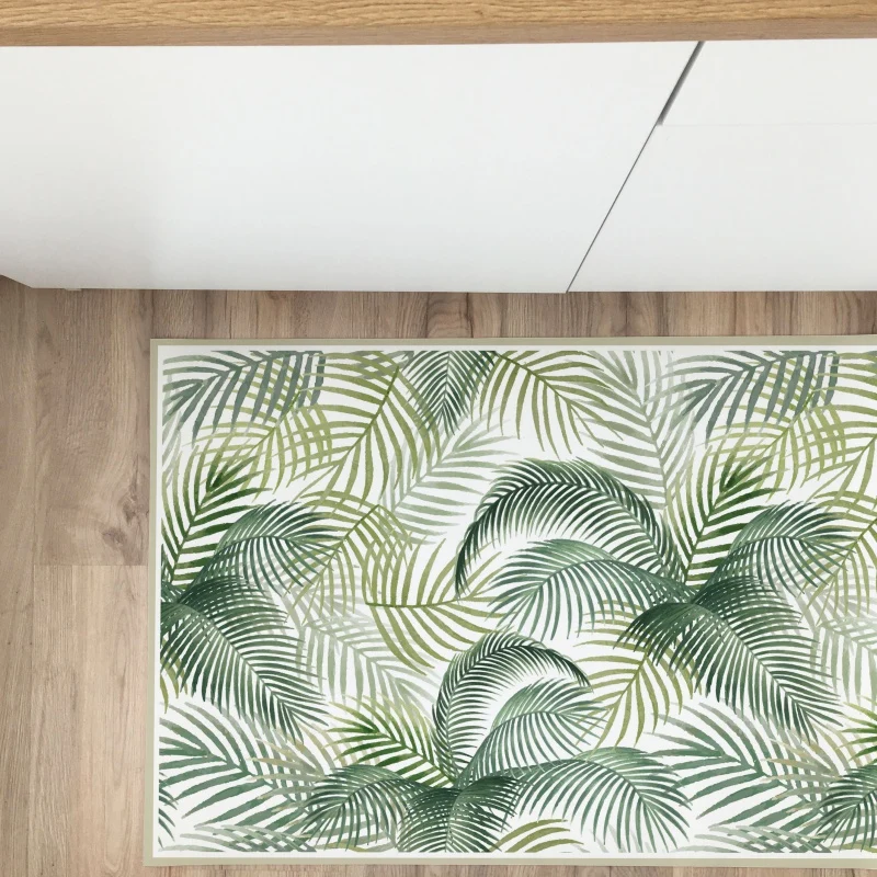 Tapis de cuisine aquarelle tropicale