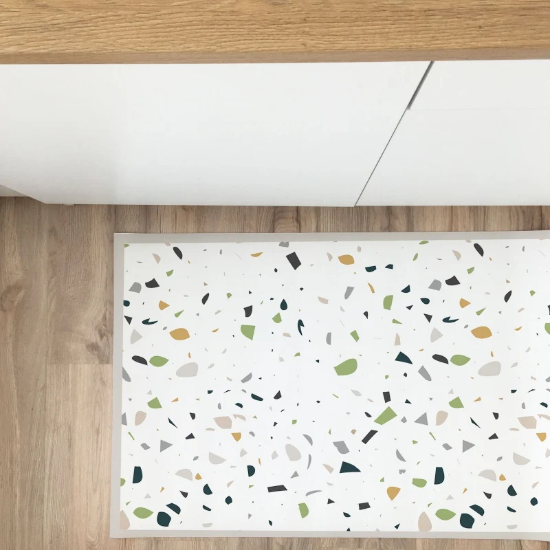 Tapis de cuisine en vinyle Terrazzo