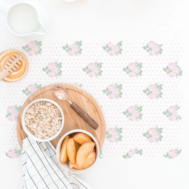Set de Table Pvc Pois Shabby-3 Couleurs Disponibles