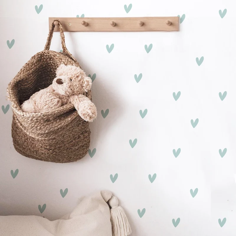 Stickers muraux Little Hearts - Plusieurs couleurs disponibles