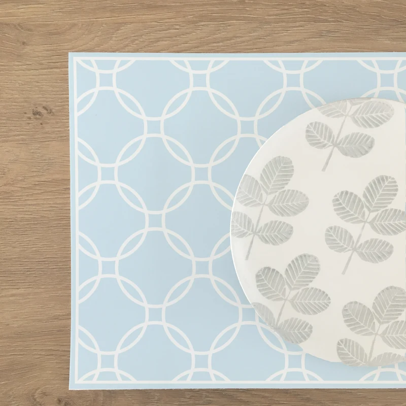 Napperons de petit-déjeuner avec cercles remplis - Plusieurs couleurs disponibles