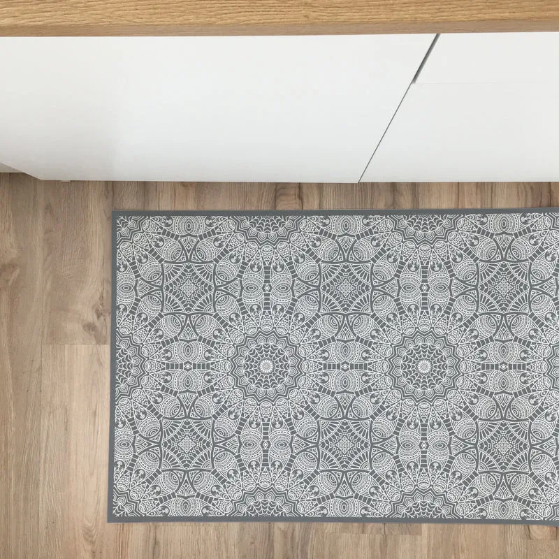 Tapis en vinyle Mandala - Plusieurs couleurs disponibles