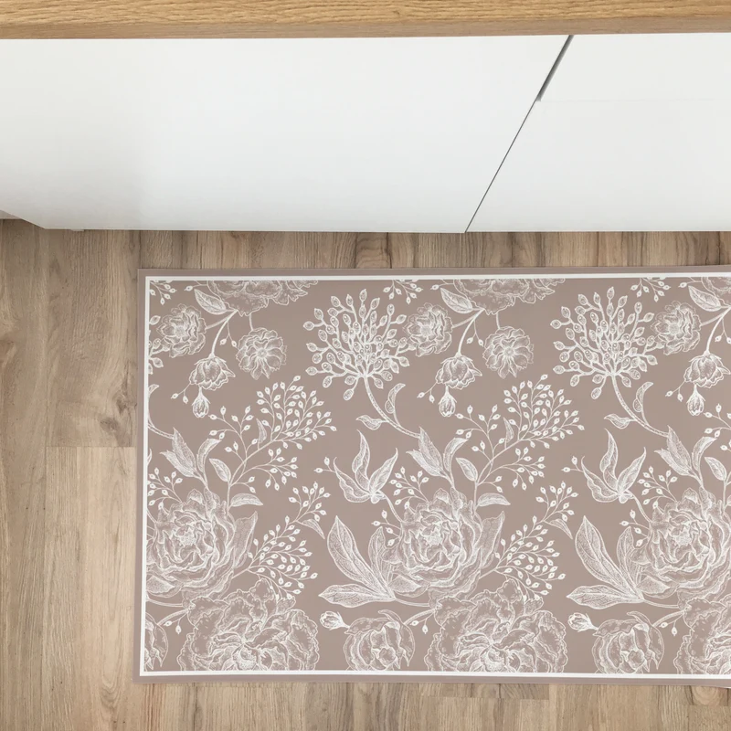 Tapis en vinyle Country Flowers - Plus de couleurs disponibles