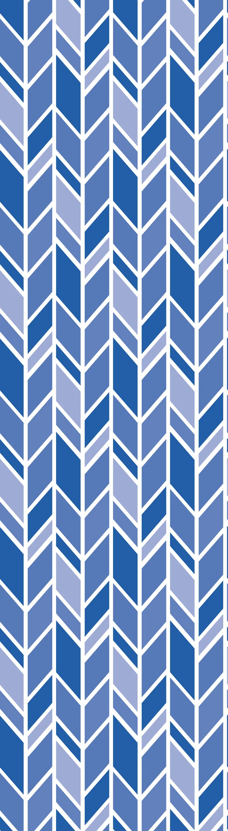 Taille personnalisée 55x200 cm Flèches bleues