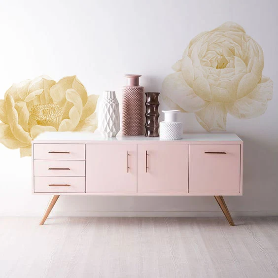 Stickers muraux roses - Plus de couleurs disponibles