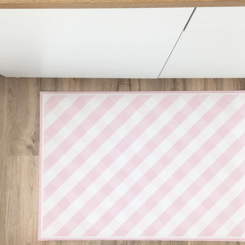 Tapis Vinyle Vichy - Plus de couleurs disponibles