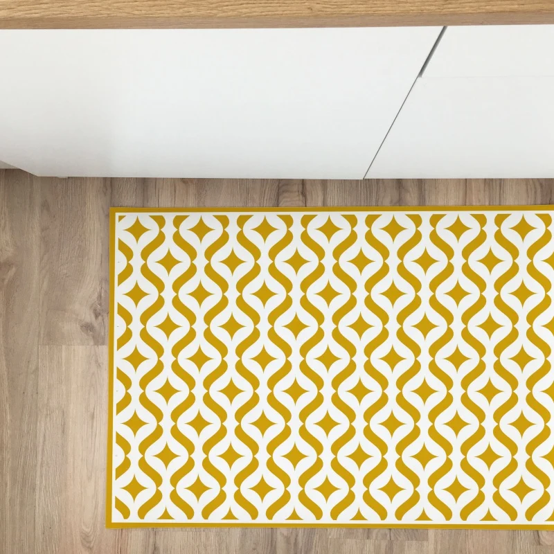Tapis moderne en vinyle - Plusieurs couleurs disponibles