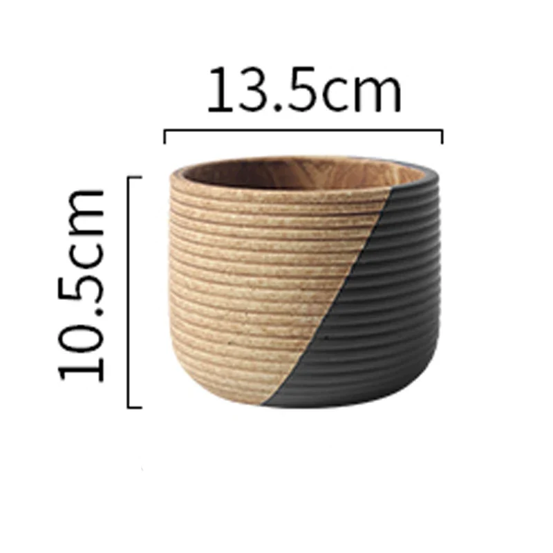 Concrete Silicone molds Cement Flowerpot Silicone Mold Succulent Pots Simple line Design garden flowerpot silicon mold