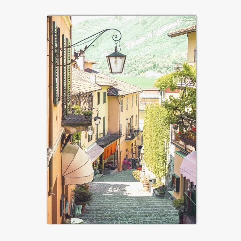 toile peinture de bellagio art mural méditerranée décoratif
