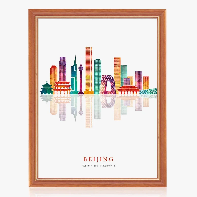 affiches et impressions des skylines de grandes villes
