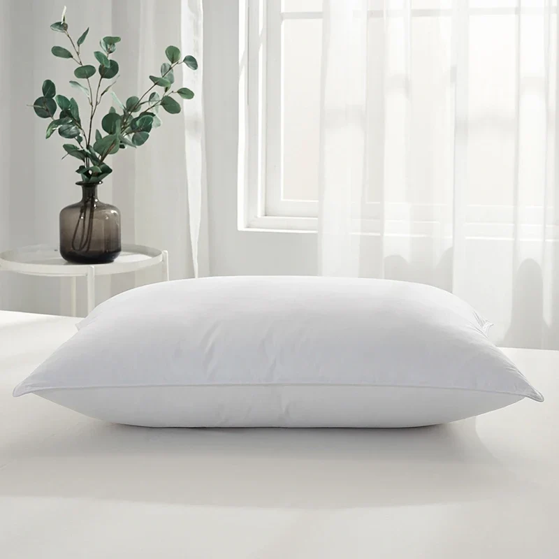 Peter Khanun 5 Star Hotel Bed Pillows for Sleeping Microfiber Pillow Neck Spine Protection Slow Rebound 100% Cotton Cover,1 Pcs