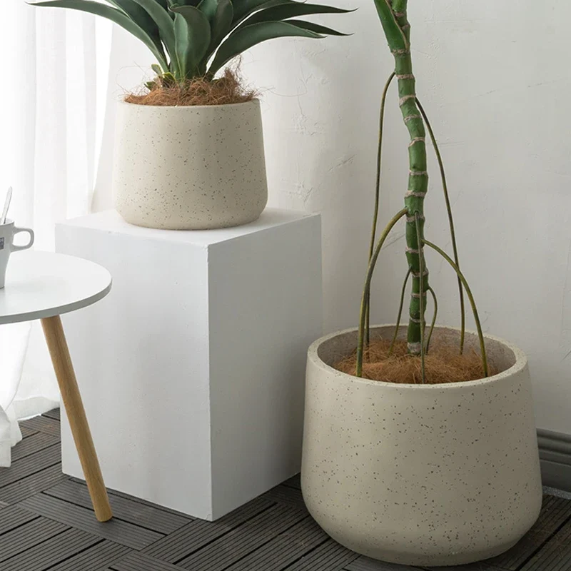 moule en silicone pour pot de fleurs en béton grand format jardinage