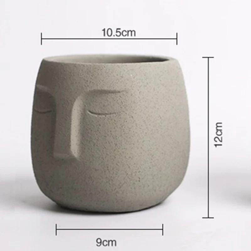moule en silicone pour pot de fleurs design créatif