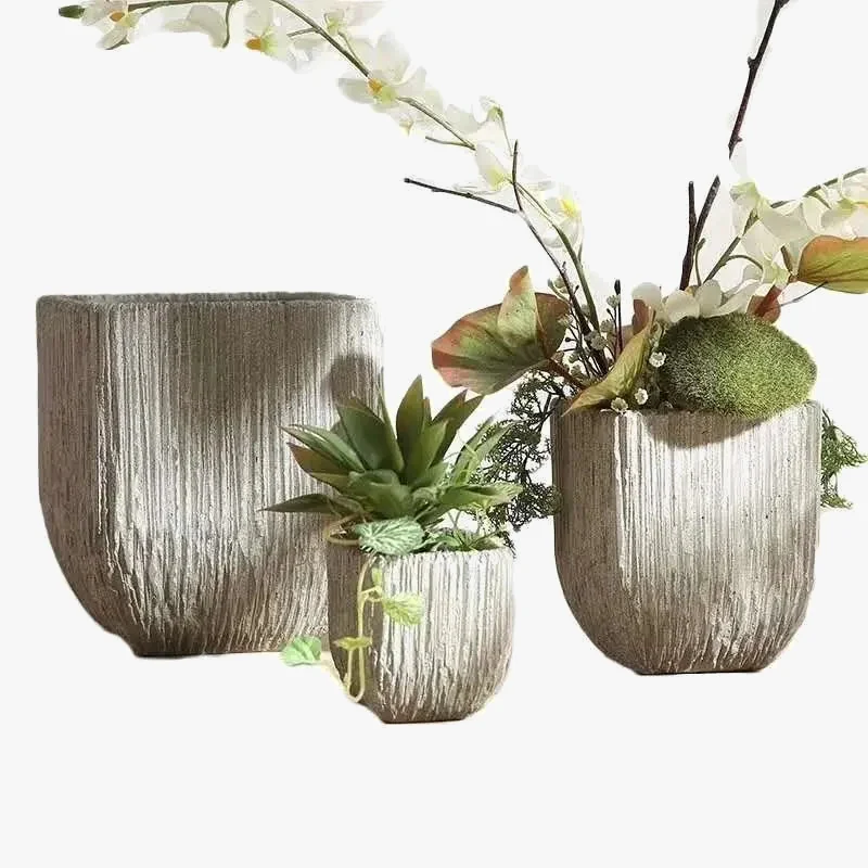moule créatif pour pots de fleurs en argile et silicone
