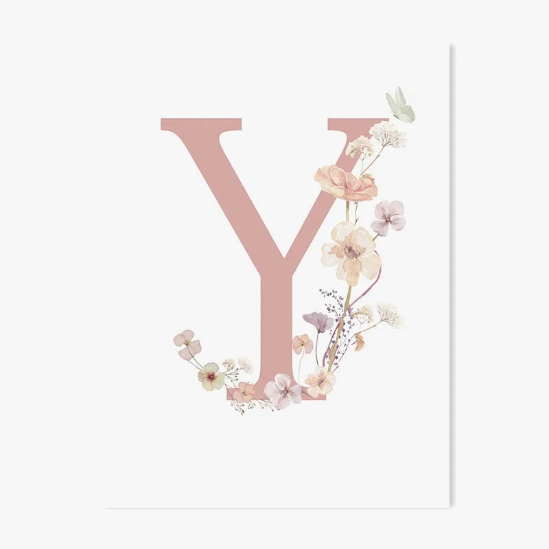 affiche photo personnalisée fleurs sauvages décoration murale enfant