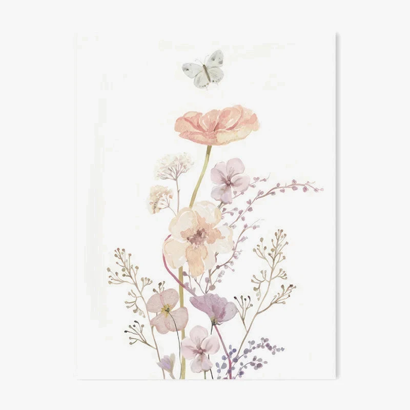 affiche photo personnalisée fleur sauvage décoration murale enfant