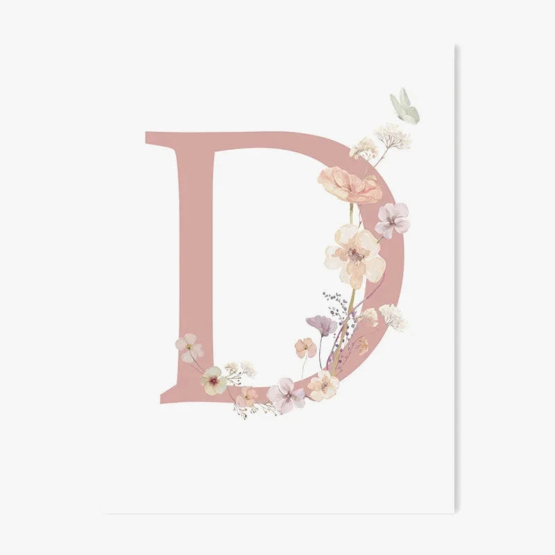 affiche photo personnalisée fleur sauvage pour décoration enfant