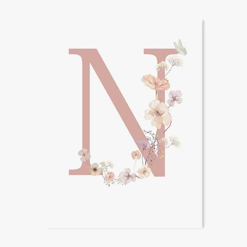 affiche photo personnalisée fleur sauvage pour décoration enfant