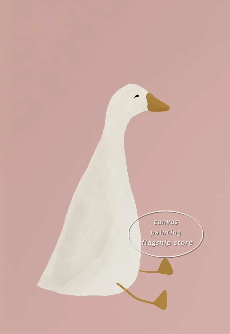 affiches d'oies mignonnes pour décoration d'enfant