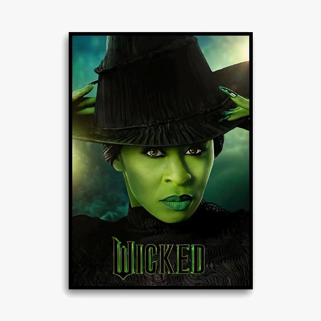impression sur toile du film wicked affiche décorative pour fans de glinda