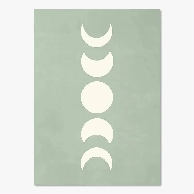 affiches murales boho géométriques soleil lune pour décoration intérieure
