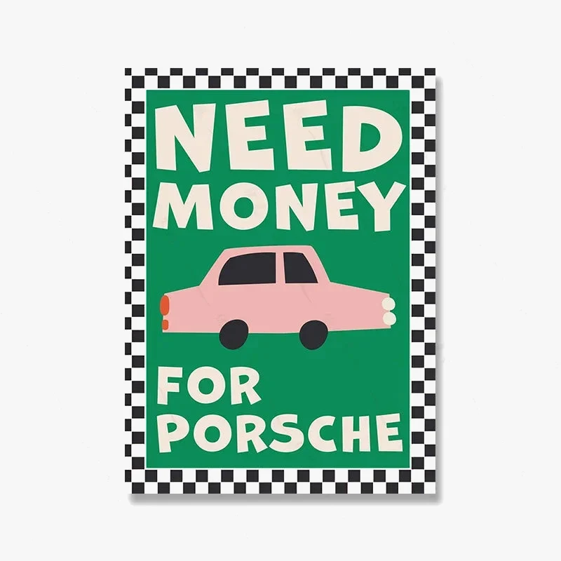 affiche artistique citation sur la nourriture pour décoration moderne