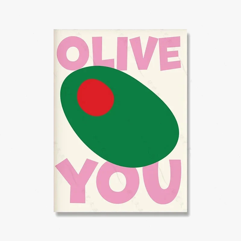 affiche artistique de citation sur la cuisine et les pâtes