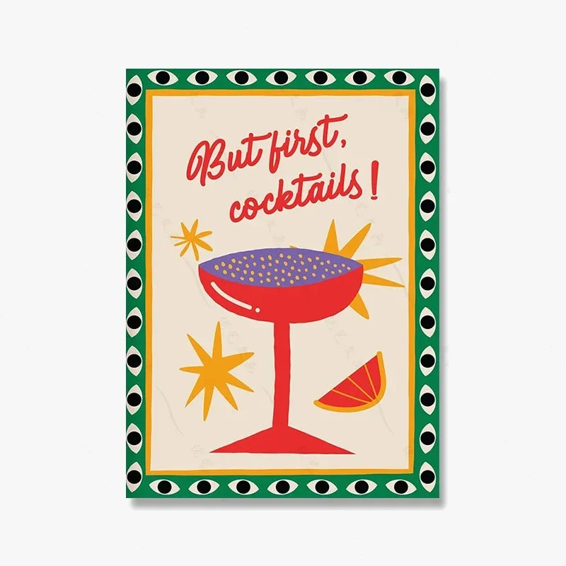 affiche art culinaire pour décoration cuisine et café