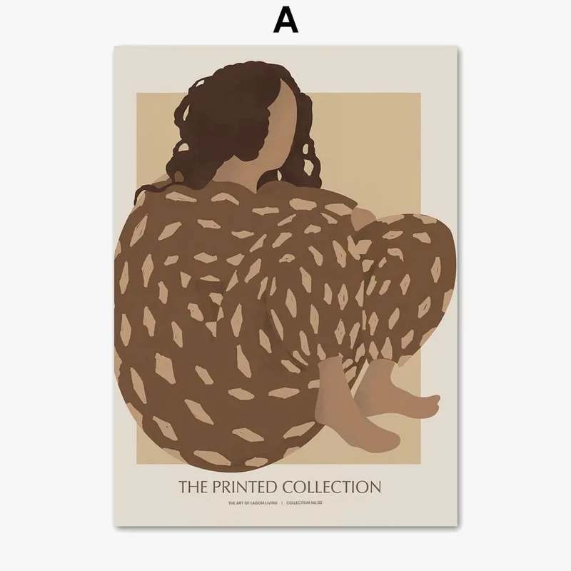 affiche abstraite inspirée de picasso et matisse décor mural artistique