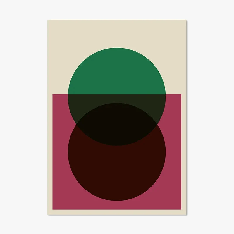 peintures abstraites géométriques modernes pour décoration intérieure