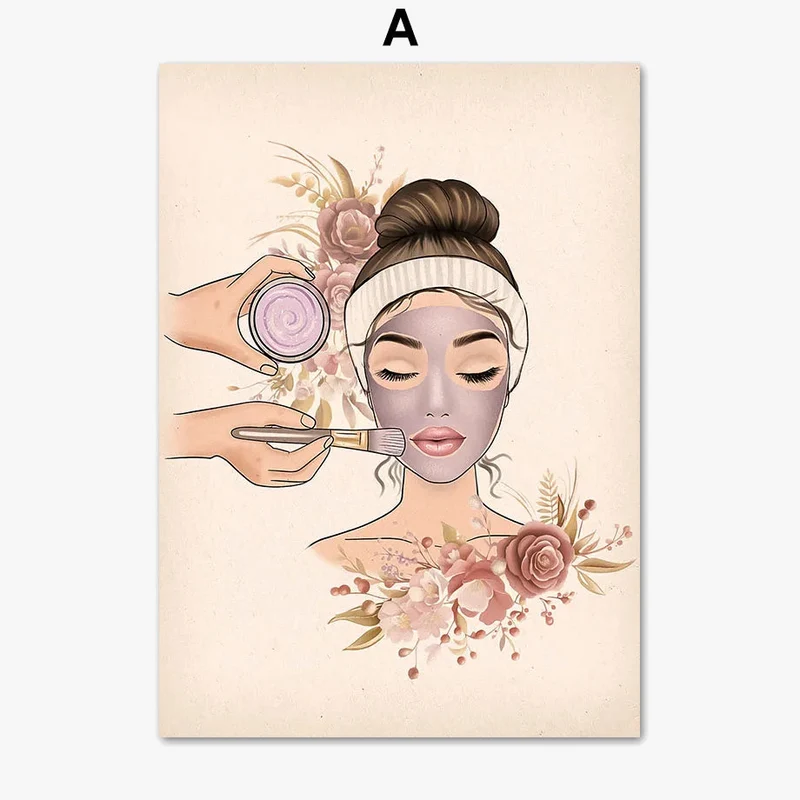 affiche de chirurgie plastique pour salon de beauté et spa