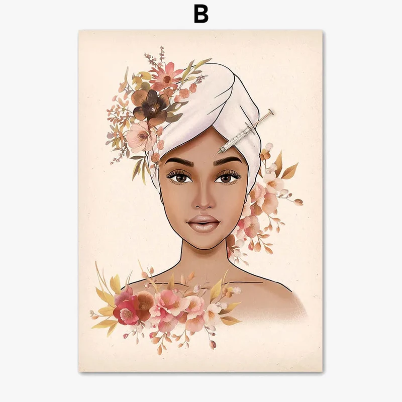 affiche de chirurgie plastique pour salon de beauté et spa