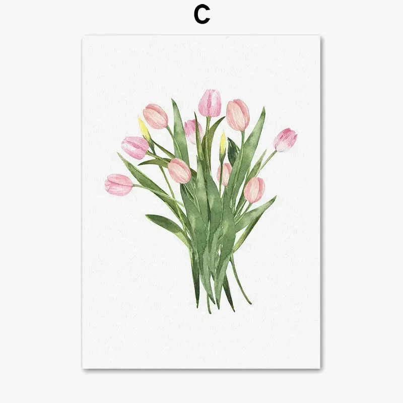 affiches de pâques lapin radis oeuf fleur décorations printanières