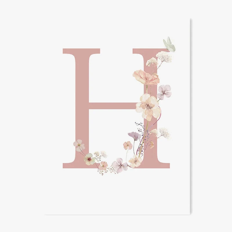 affiche photo personnalisée fleur sauvage décoration murale enfant