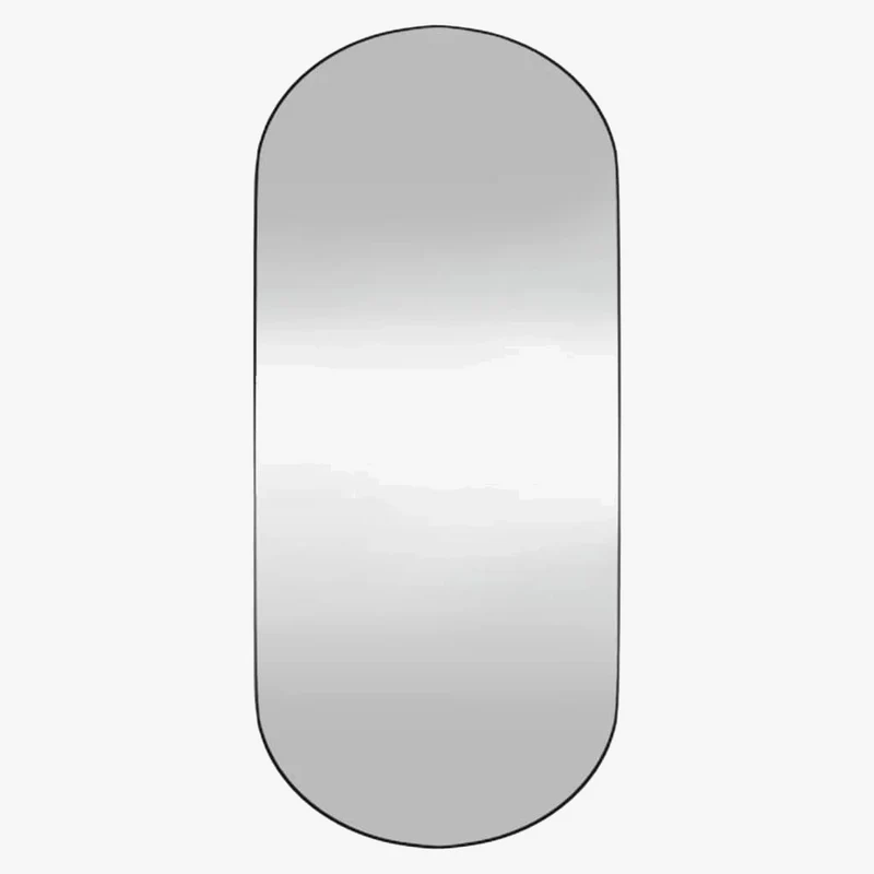 miroir mural ovale en verre pour décoration intérieure élégante