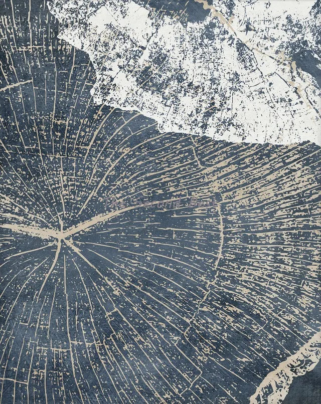affiches abstraites sur les anneaux des arbres décoration artistique