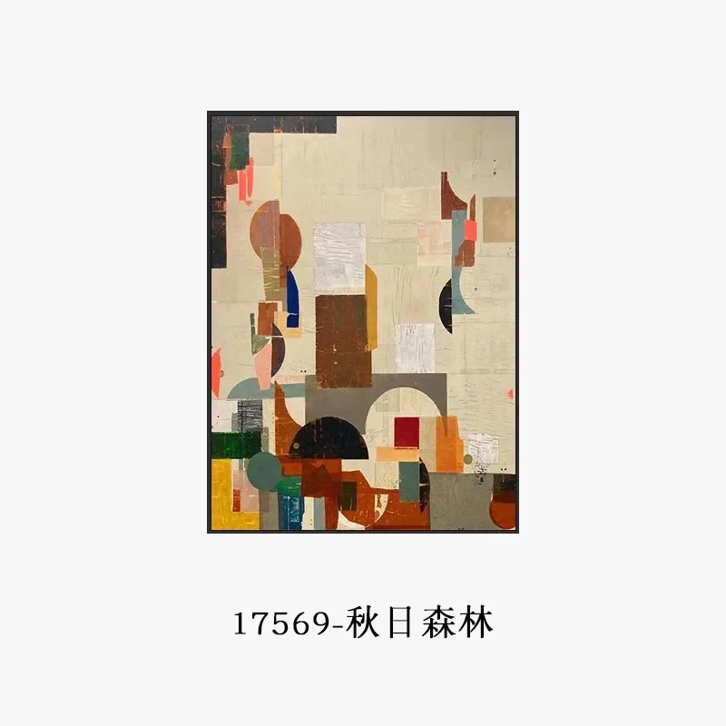 peinture à l'huile abstraite pour décoration murale moderne