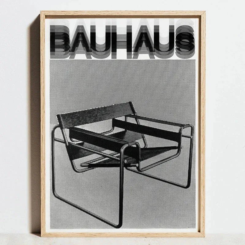 affiches géométriques Bauhaus art mural abstrait décoration moderne