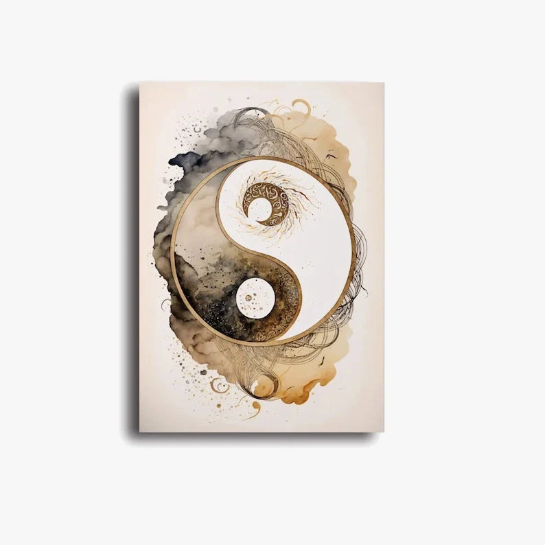 impression toile arbre de vie bouddha art mural spirituel moderne
