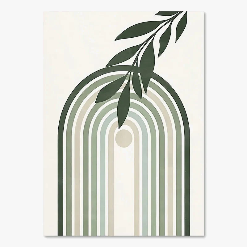 affiches murales boho soleil lune galerie abstraite décoration intérieure