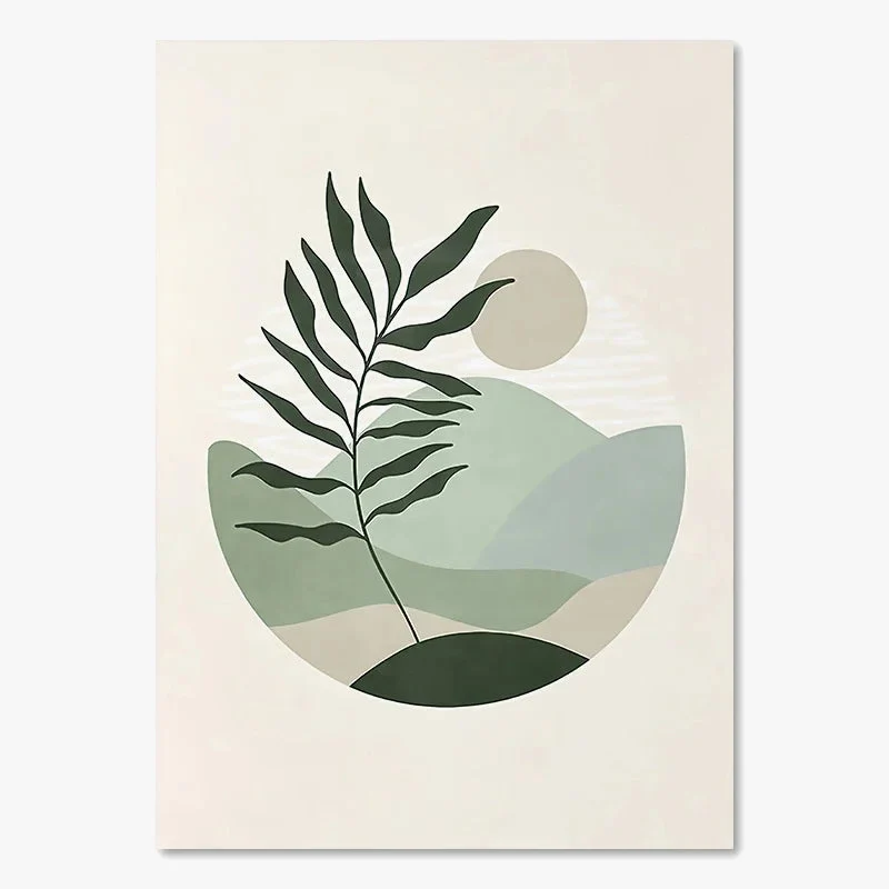 affiches dart mural boho soleil lune géométrique abstraite décorations artistiques