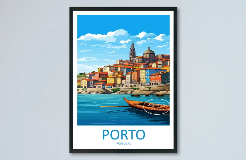 affiche de voyage sur toile paysages urbains célèbres