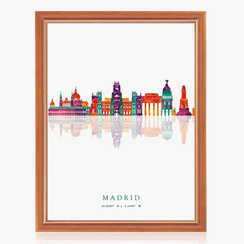 affiches et impressions des skylines de grandes villes
