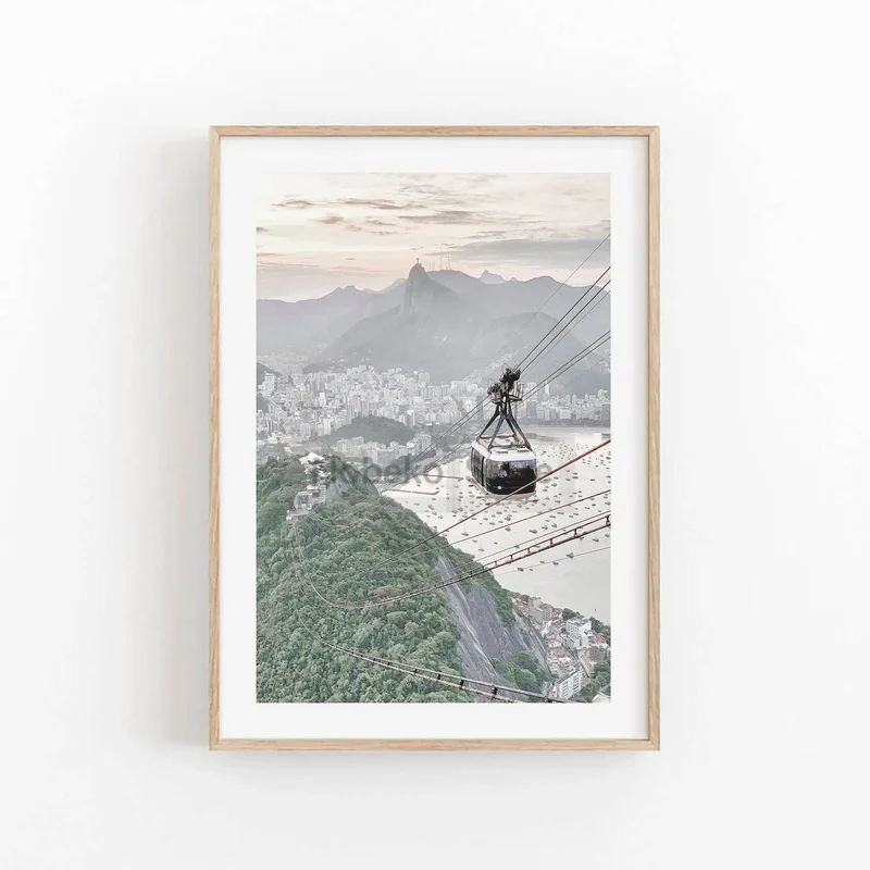affiches de paysage de rio de janeiro pour décoration murale