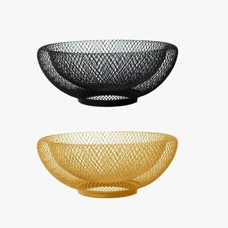 panier à fruits en fer style nordique créatif et fonctionnel