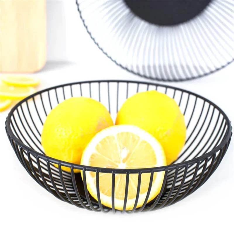 panier à fruits nordique en fer pour rangement et décoration