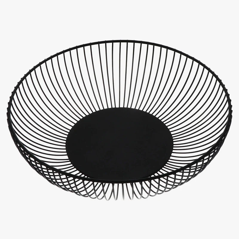 panier de rangement en fer forgé pour décor rustique